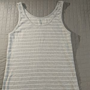 Motherhood Maternity- Gray with White LG